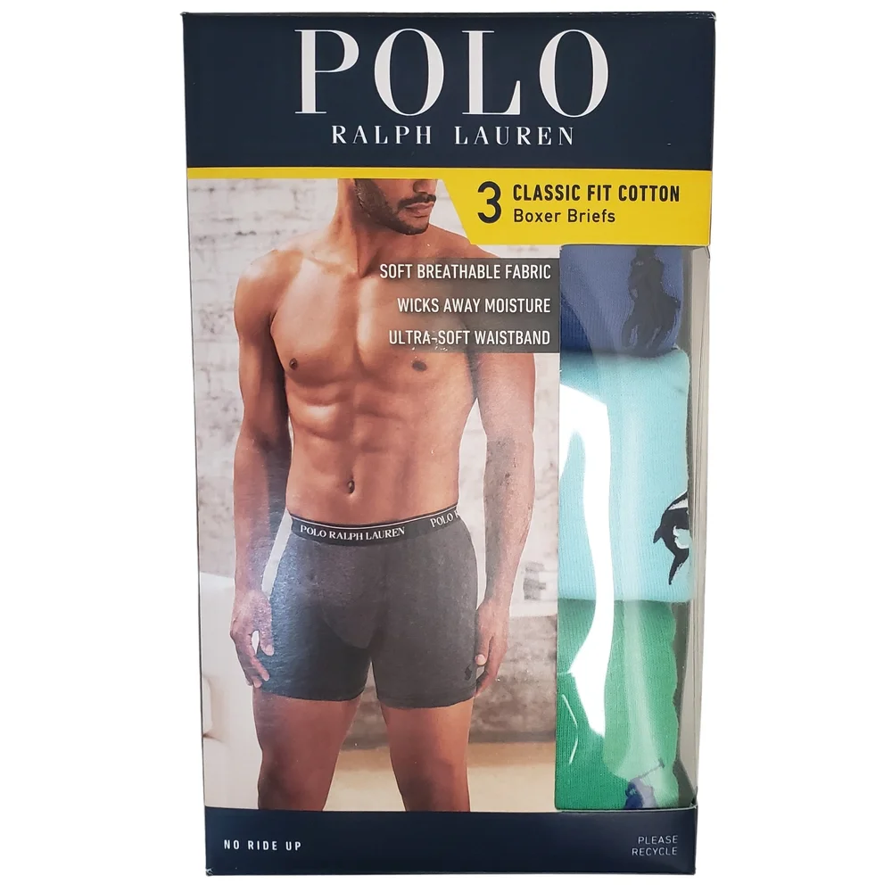Polo Ralph Lauren Boxer Briefs 3 Pairs NWT